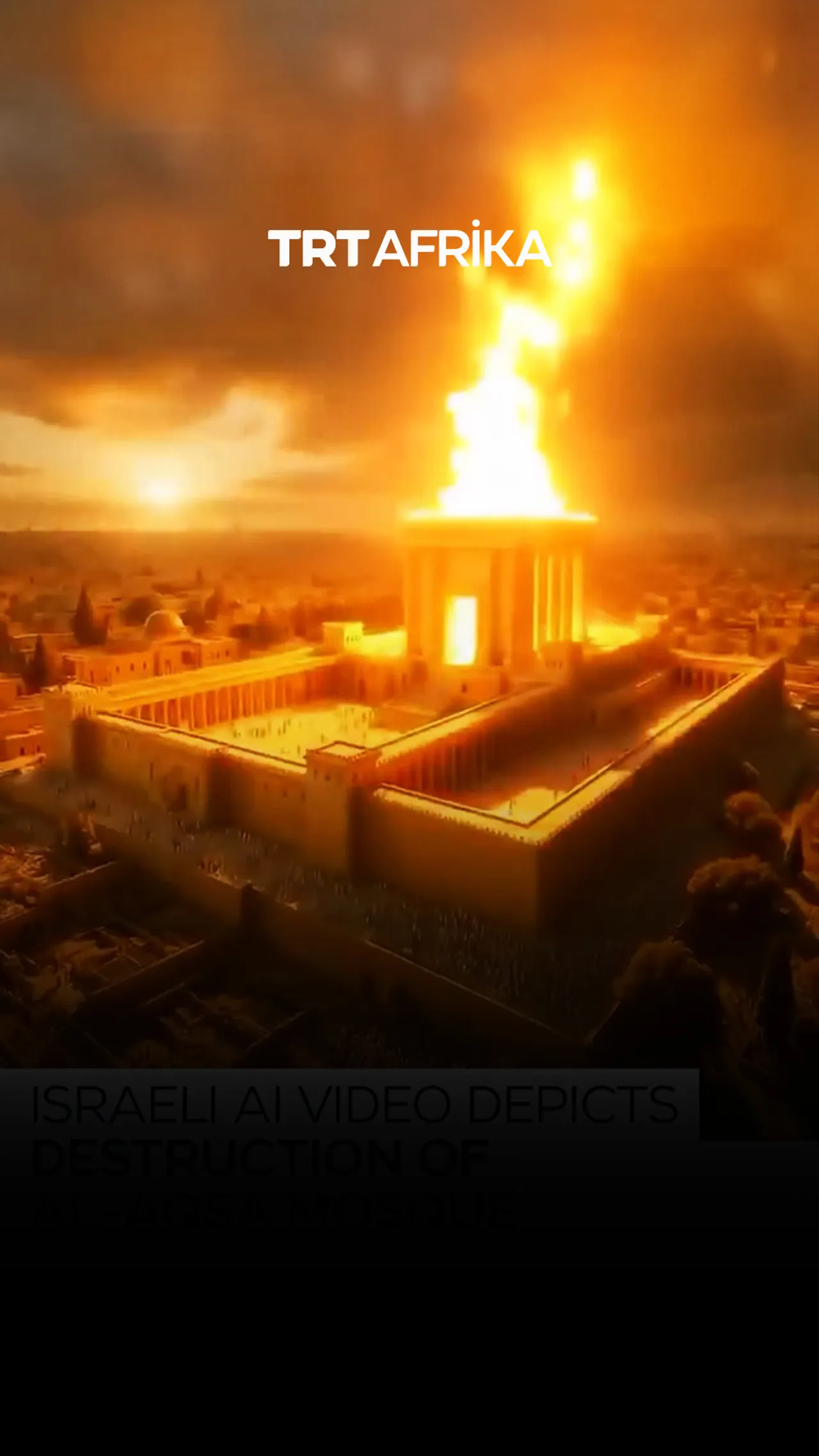 Masu tsaurin ra'ayi na Isra'ila sun hada bidiyon AI da ke nuna rusa Masallacin Kudus